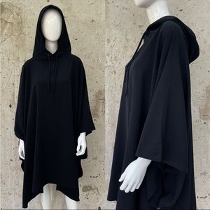 Lauren Ralph Lauren Worsted wool hooded  poncho OS